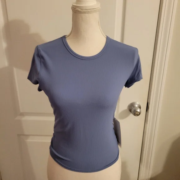 LULULEMON ALL IT TAKES BACK TWIST RIBBED SHORT SLEEVE - Picture 2 of 12